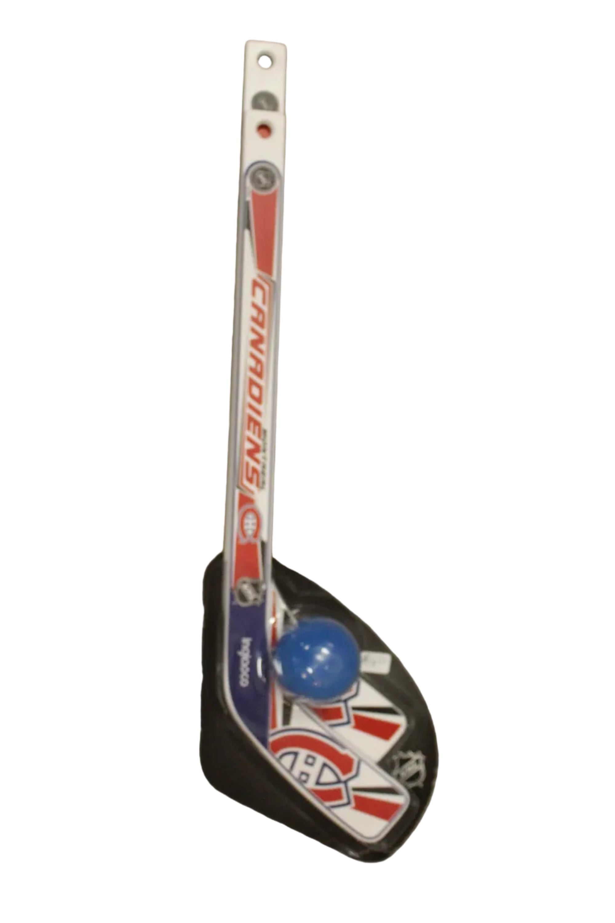 NHL Montreal Canadiens 2 Plastic Mini Sticks with Foam Ball (1 on 1)