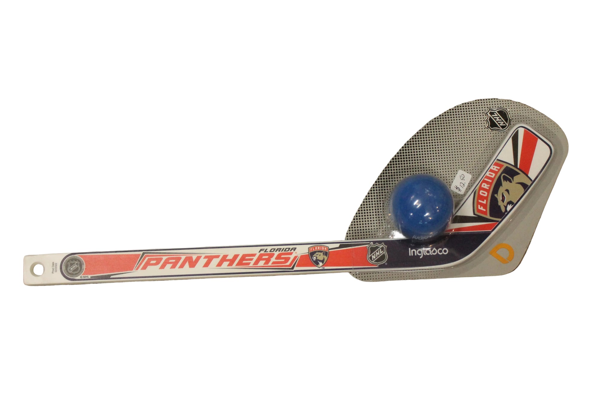 NHL Florida Panthers Plastic Mini Stick with Ball - Hattrick
