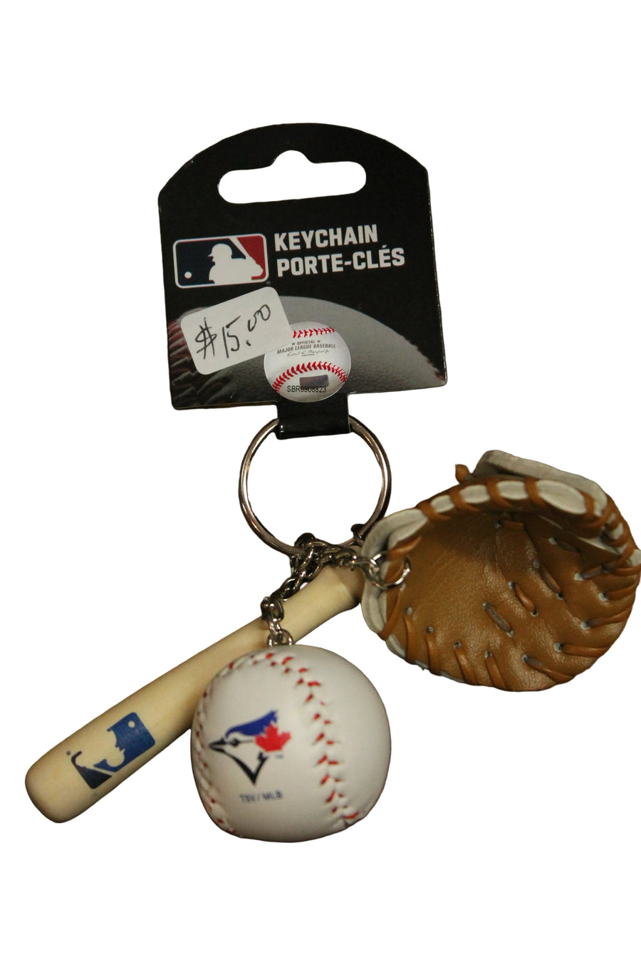 MLB Toronto Blue Jays Bat, Ball & Glove Keychain
