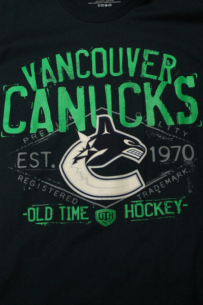 NHL Vancouver Canucks Men's Old Time Hockey Scotch Tee