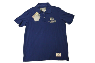 NHL Vancouver Canucks Men's Old Time Hockey Bladen Golf Shirt