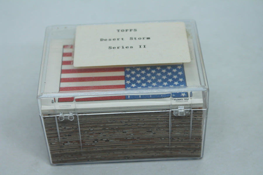 1991 Topps Desert Storm Series 2 Trading Cards and Stickers Complete Set - 88 cards & 11 stickers