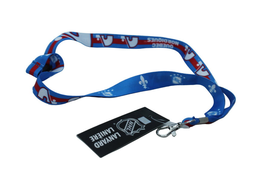 NHL Quebec Nordiques Sublimated Lanyard
