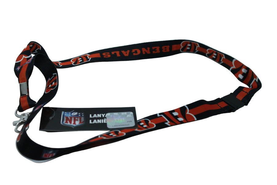 NFL Cincinnati Bengals Sublimated Lanyard