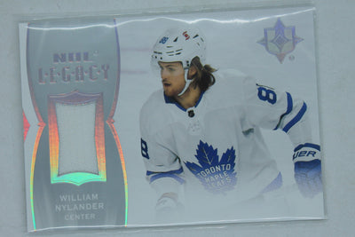 William Nylander 2020-21 Upper Deck Ultimate Collection - NHL Legacy Jersey Relics #L-WN Jersey Card