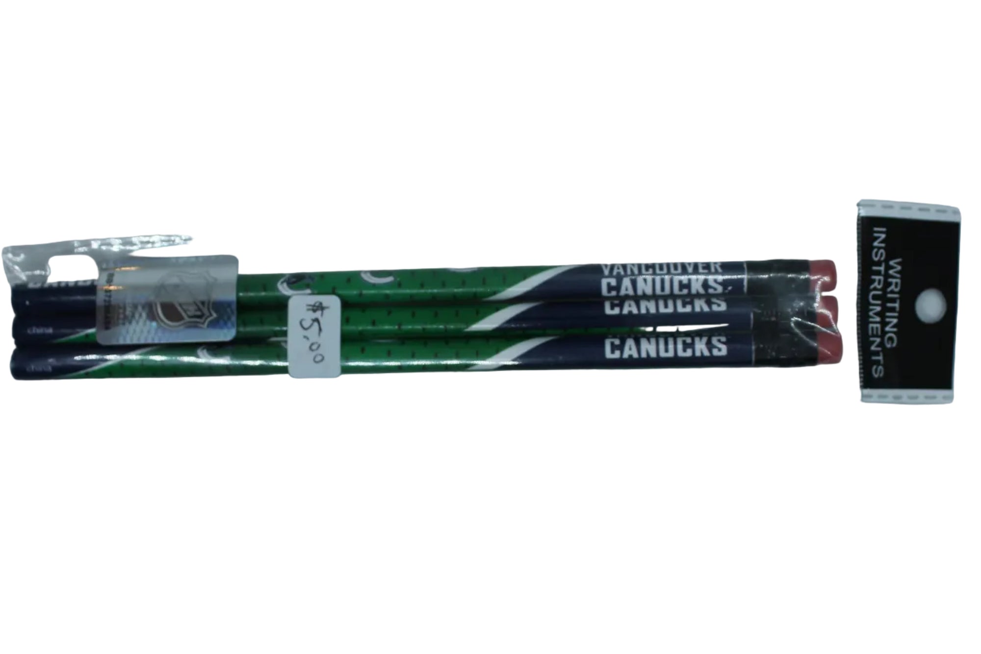NHL Vancouver Canucks Pencils (3 Pack)