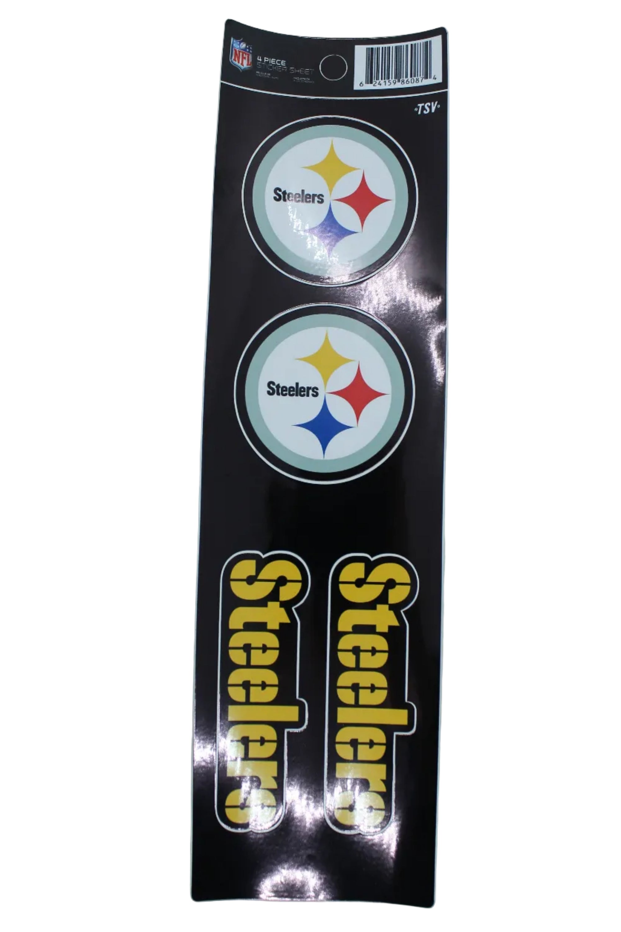 NFL Pittsburgh Steelers 4 piece Sticker Sheet
