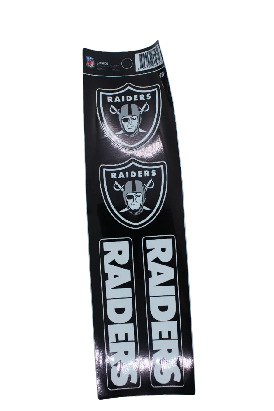 NFL Las Vegas Raiders 4 piece Sticker Sheet