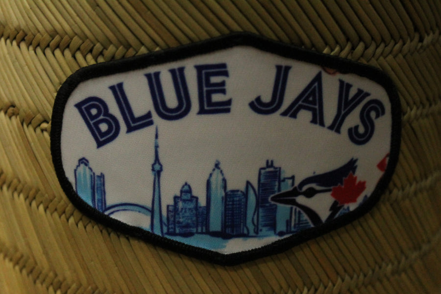 MLB Men's Toronto Blue Jays Reyn Spooner Logo Straw Hat