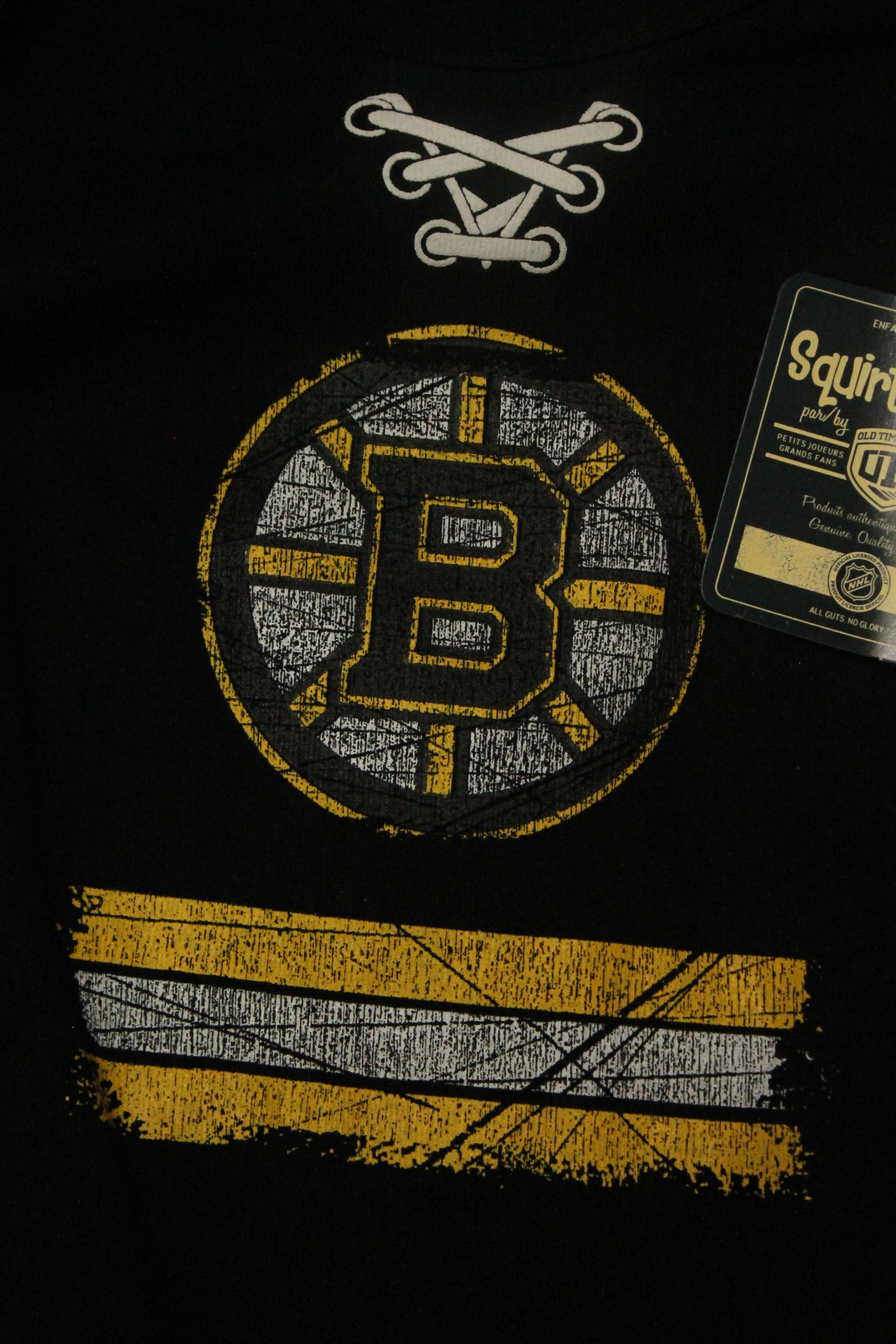 NHL Boston Bruins Old Time Hockey Infant Bodysuit