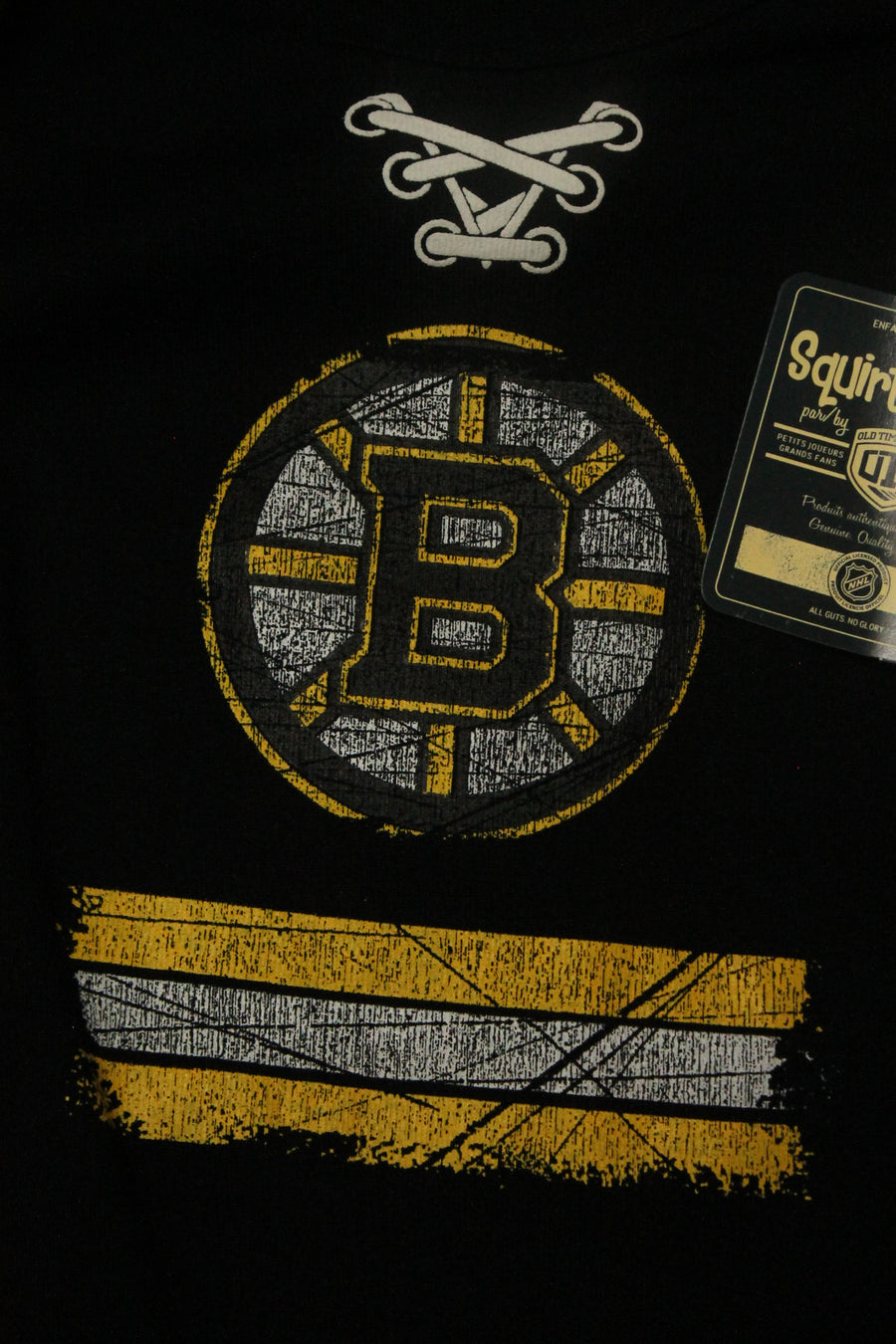 NHL Boston Bruins Old Time Hockey Infant Bodysuit