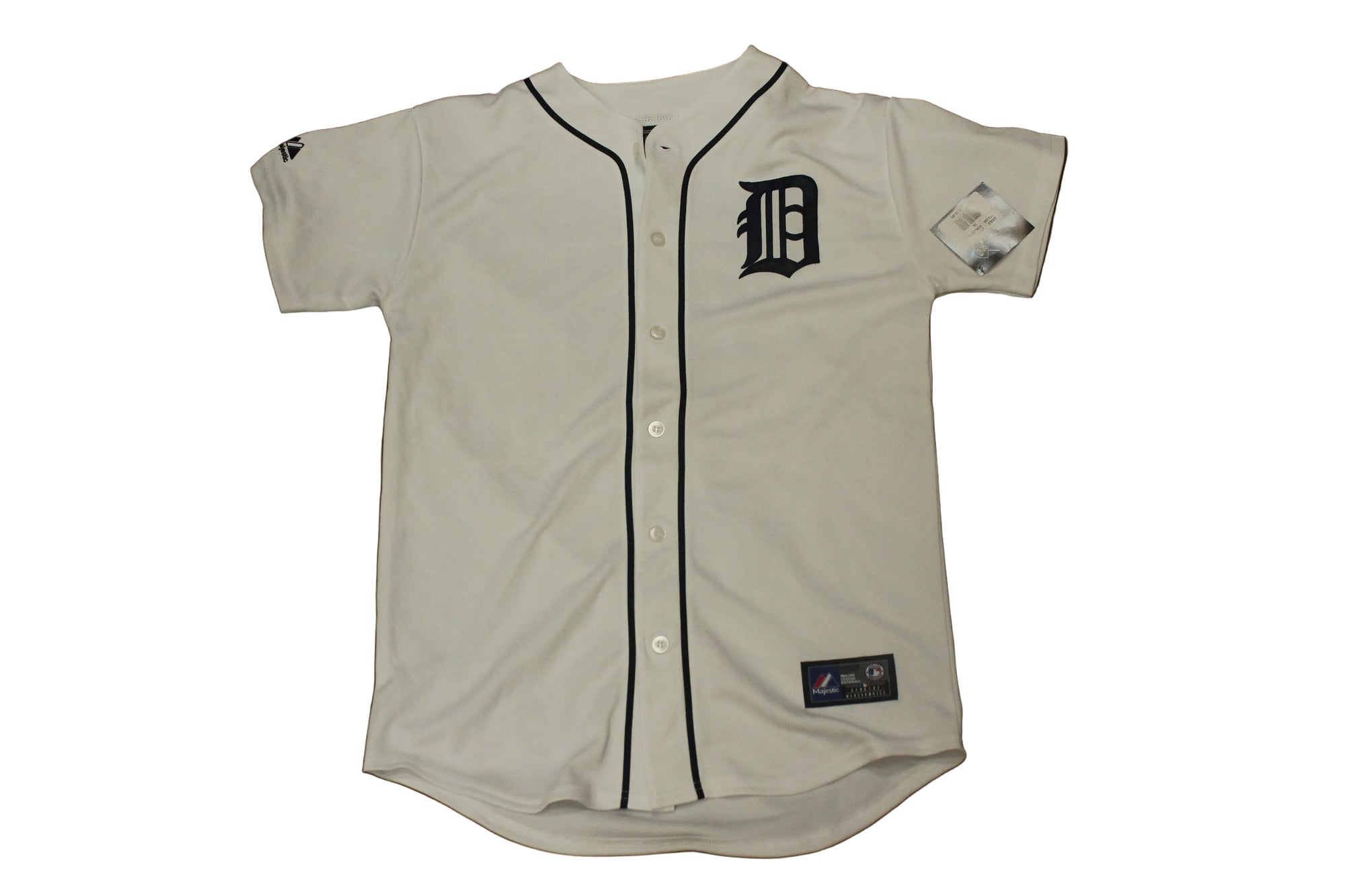MLB Detroit Tigers Youth Verlander #35 Majestic Jersey - White - XLarge