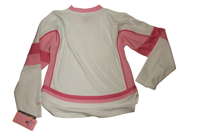 NHL Detroit Red Wings Youth Reebok White & Pink Jersey