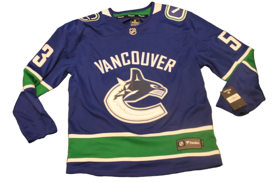 NHL Fanatics - Men's Vancouver Canucks Bo Horvat #53 Breakaway Jersey (Sale)