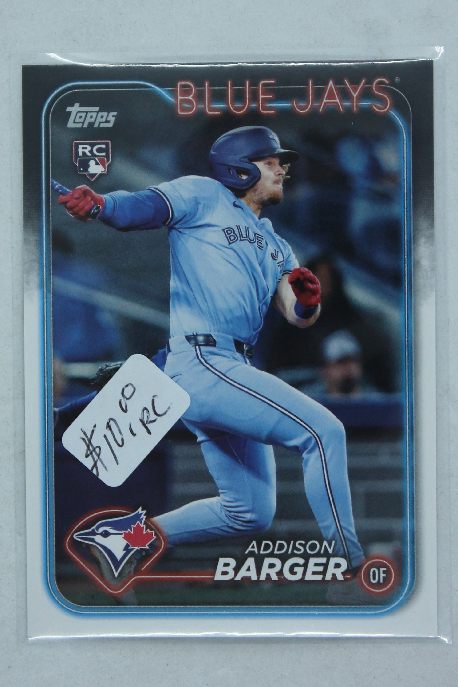 Addison Barger 2024 Topps Update Series Rookie Card