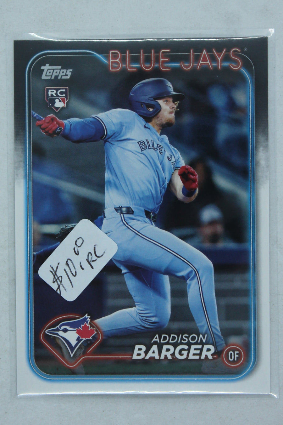 Addison Barger 2024 Topps Update Series Rookie Card