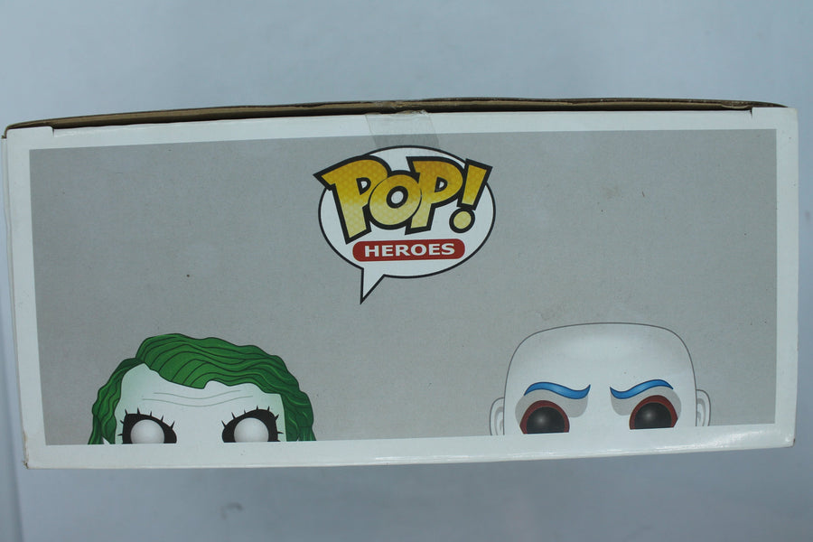Funko POP The Joker GITD Gemini Collectibles Exclusive 2 PK Bank Robber Heath Ledger