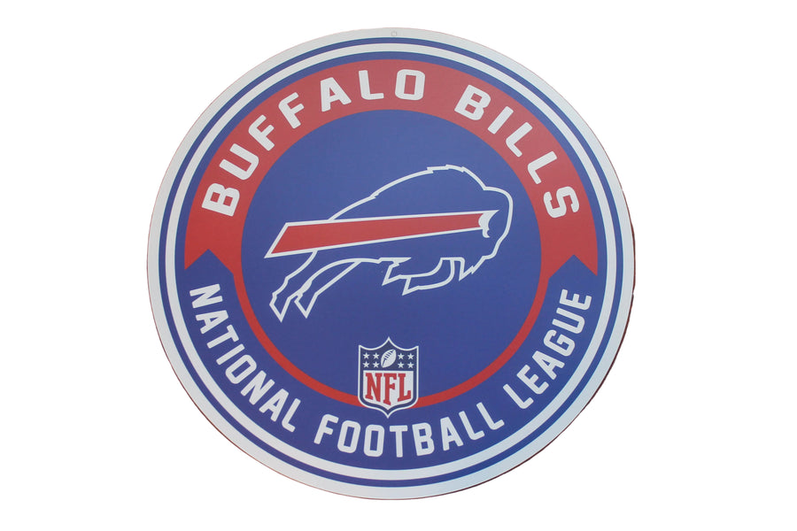 Buffalo Bills PVC Round Logo Sign 22"