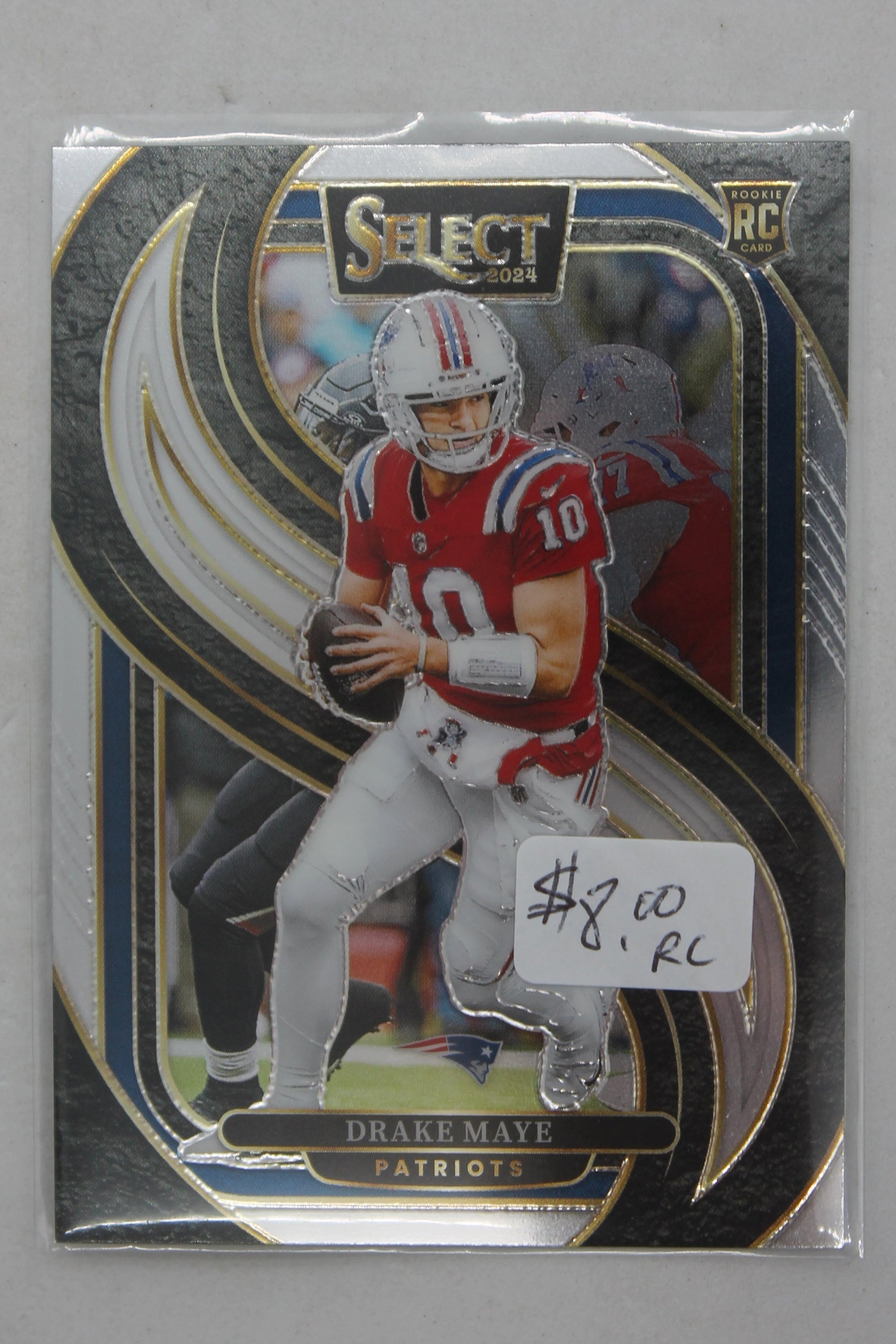 Drake Maye 2024 Panini Select - Premier Level - Rookie Card