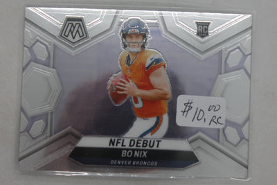 Bo Nix 2024 Panini Mosaic - NFL Debut - Rookie Card