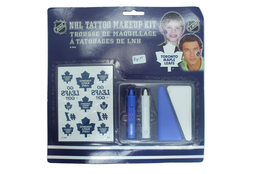 NHL Toronto Maple Leafs Temporary Tattoo Makeup Kit