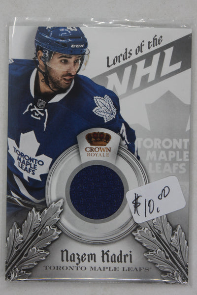 Nazem Kadri 2013-14 Panini Crown Royale - Lords of the NHL Materials - Jersey Card