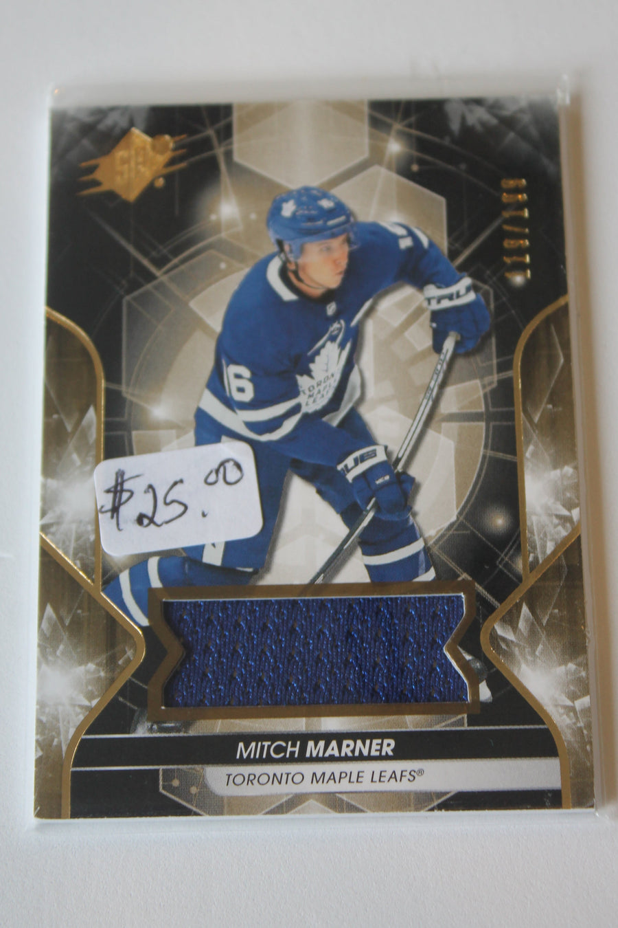 Mitch Marner 2019-20 SPx - Memorabilia #119/199 Jersey Card