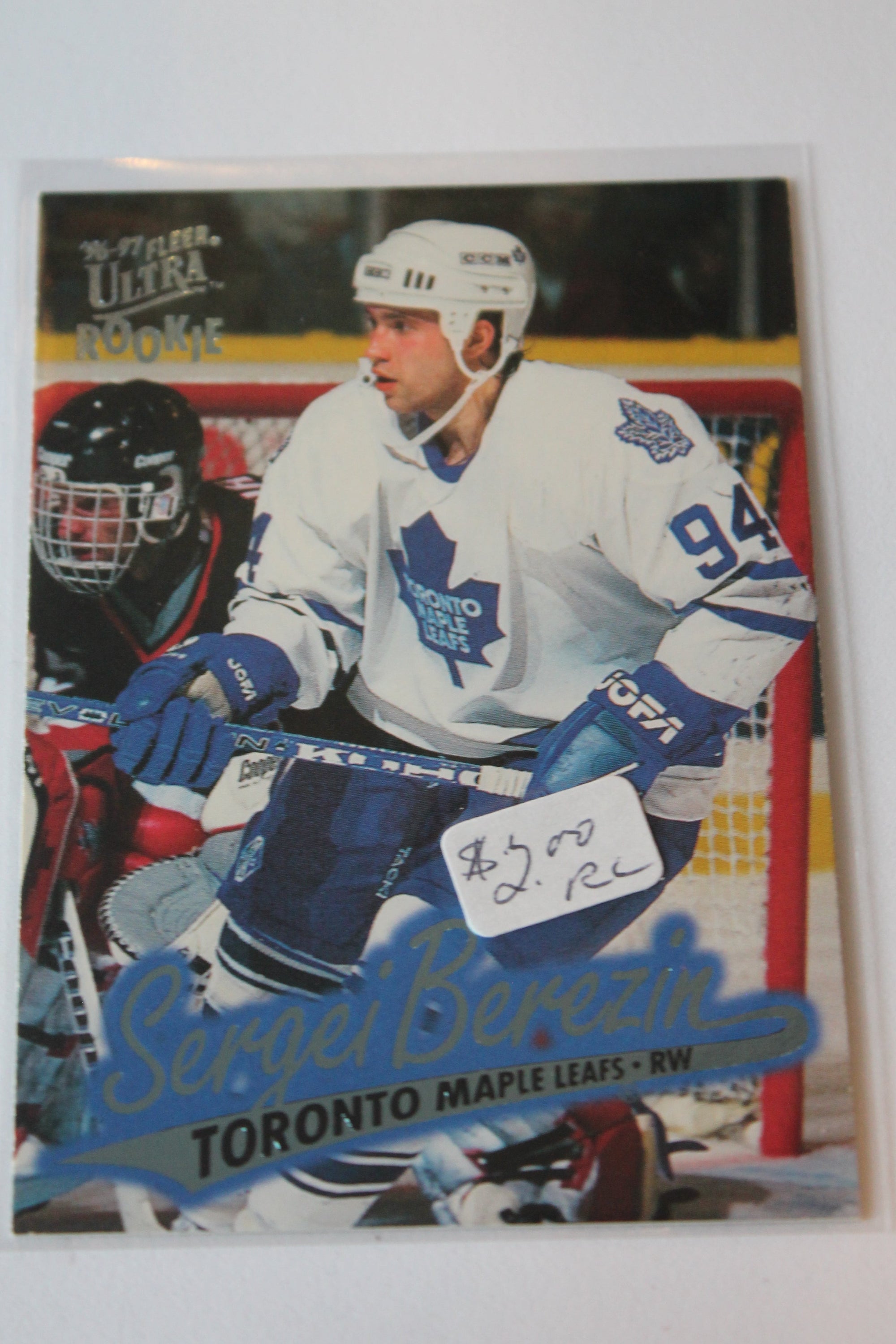 Sergei Berezin 1996-97 Fleer Ultra Rookie Card