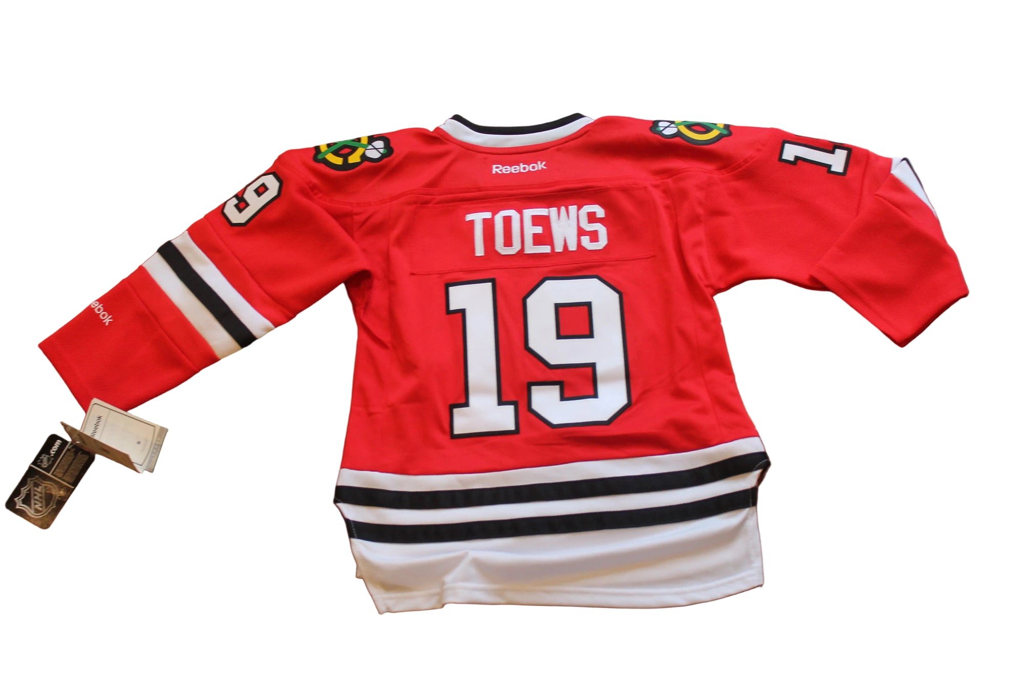 NHL Chicago Blackhawks J. Toews #19 Youth Premium Reebok Home Jersey
