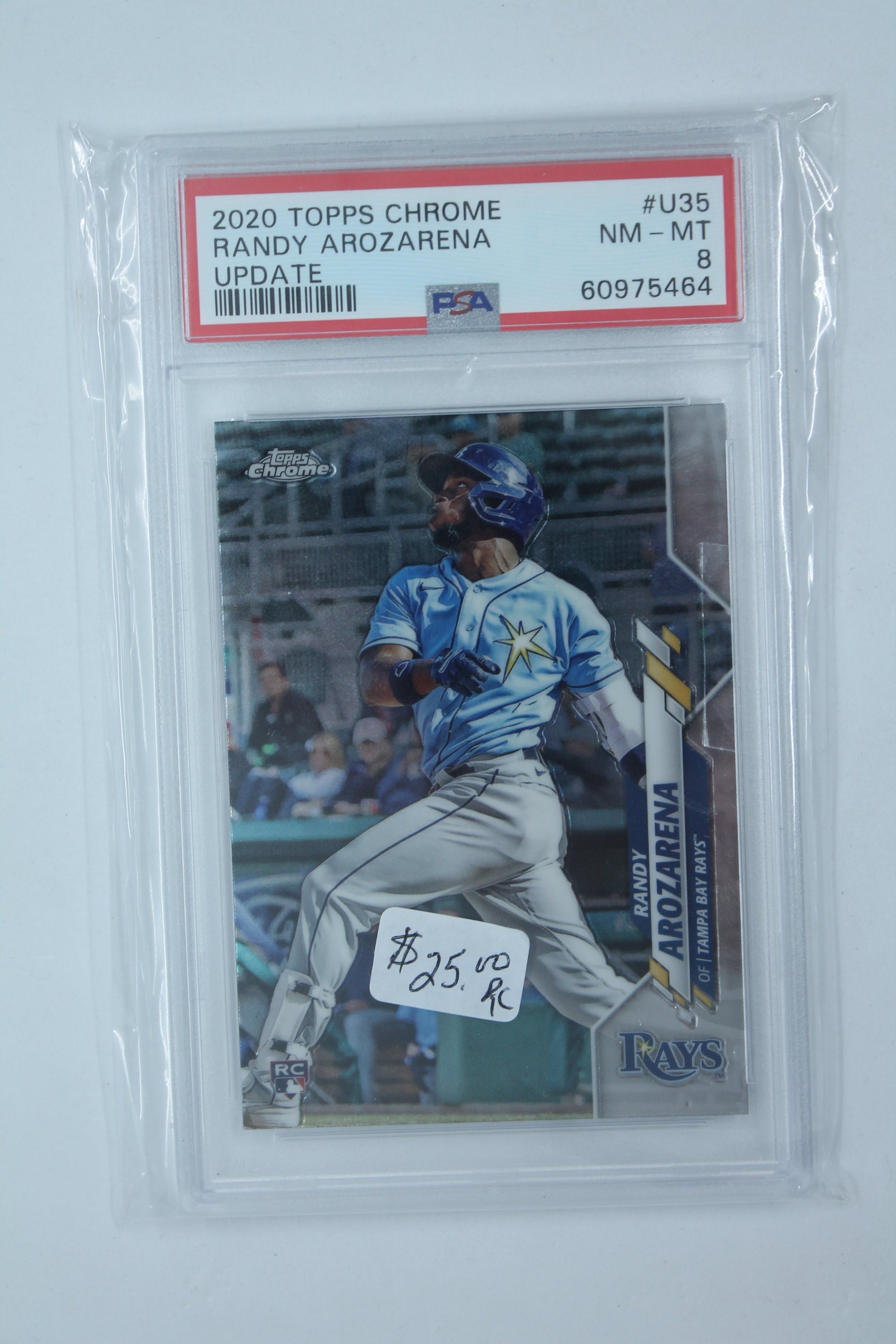 Randy Arozarena 2020 Topps Chrome Update Series Rookie Card - PSA 8