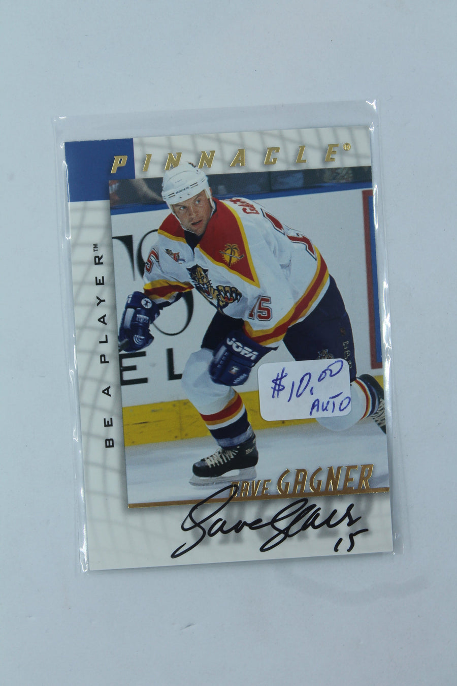 Dave Gagner 1997-98 Pinnacle Be A Player Autographed Card