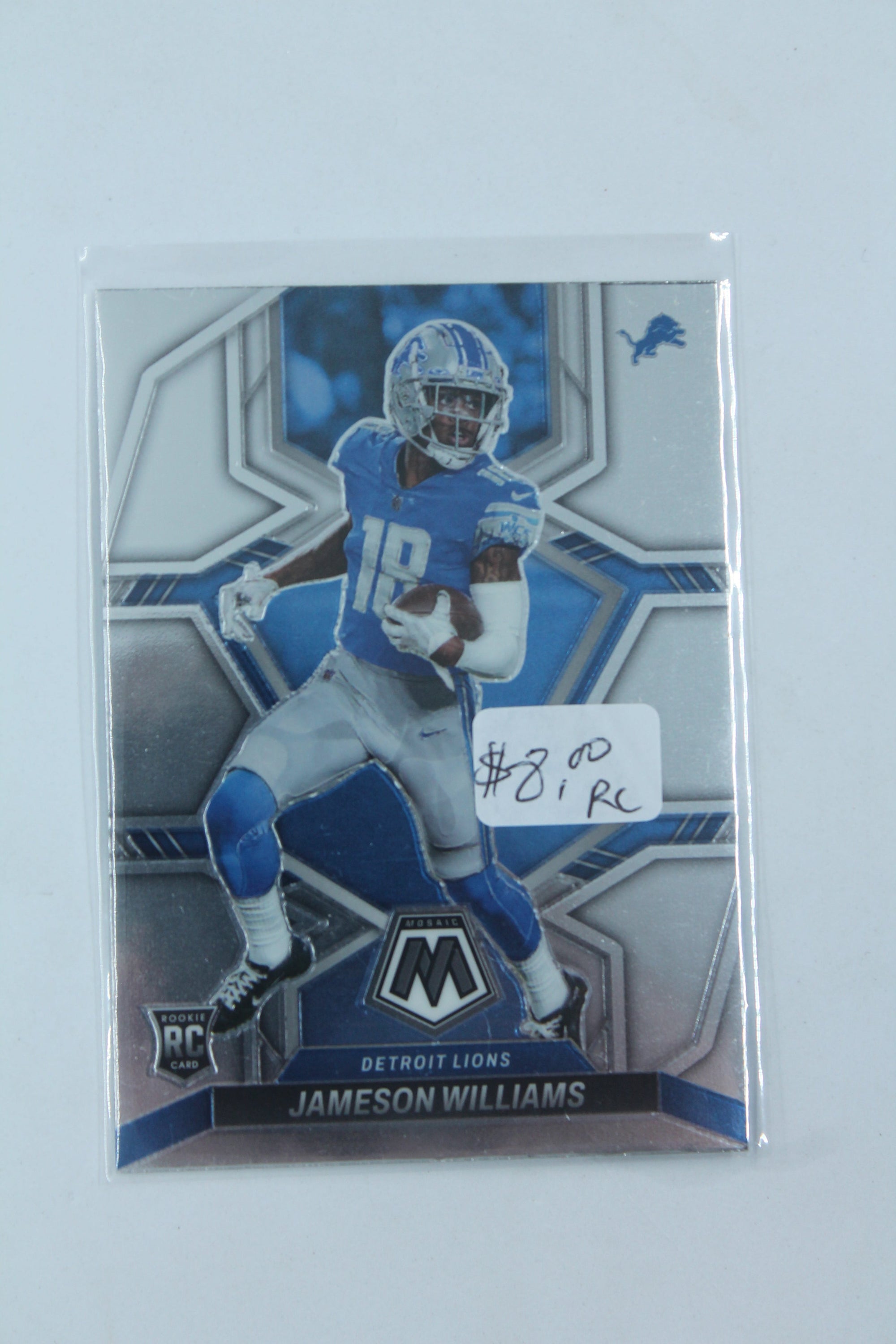 Jameson Williams 2022 Panini Mosaic Rookies -  Rookie Card