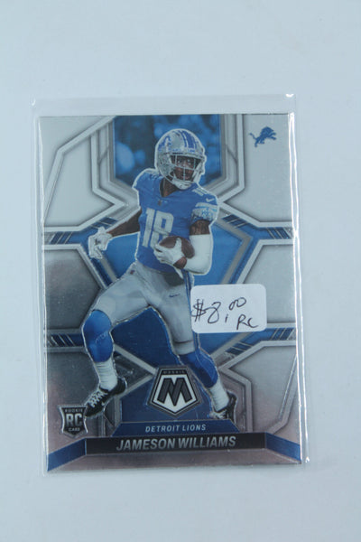 Jameson Williams 2022 Panini Mosaic Rookies -  Rookie Card