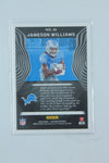 Jameson Williams 2022 Panini Illusions Trophy Collection Emerald Rookie Card