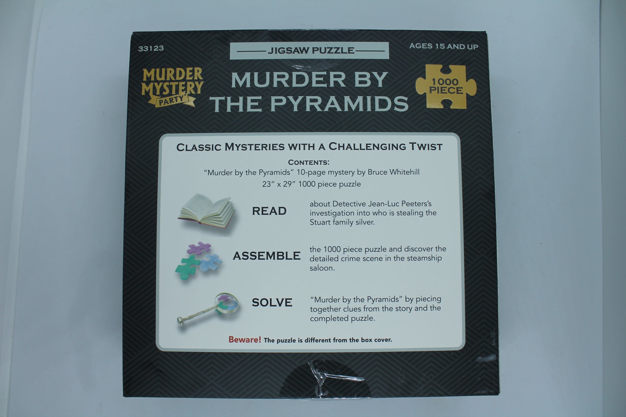 Mystery Puzzle - Murder By The Pyramids - 1000 piece puzzle