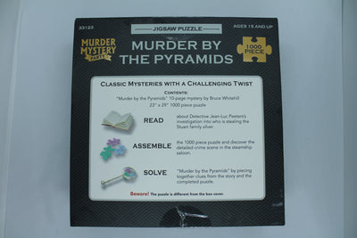 Mystery Puzzle - Murder By The Pyramids - 1000 piece puzzle