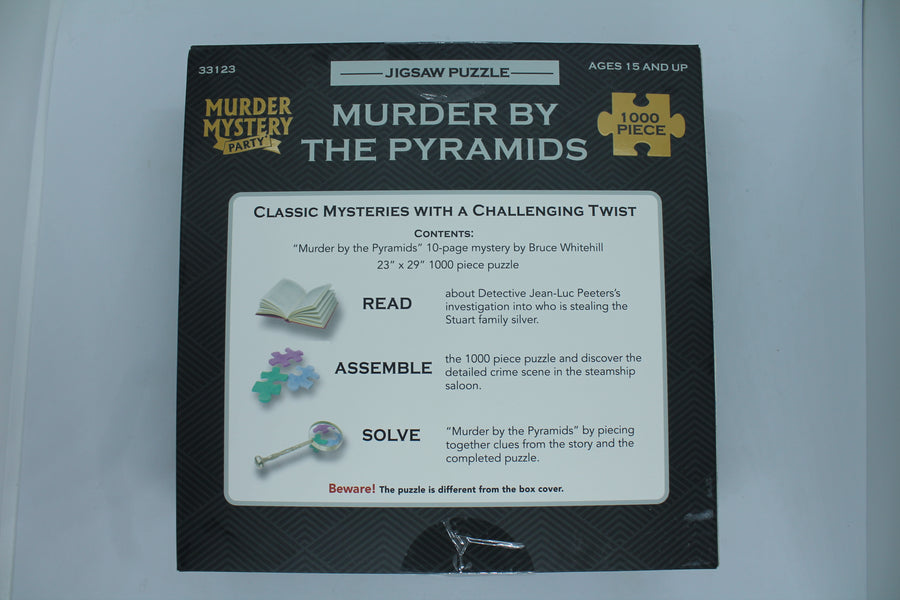 Mystery Puzzle - Murder By The Pyramids - 1000 piece puzzle