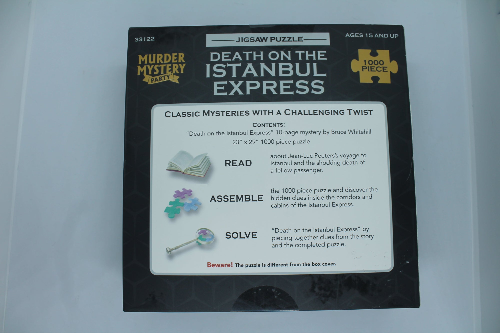 Mystery Puzzle - Death On The Istanbul Express - 1000 piece puzzle