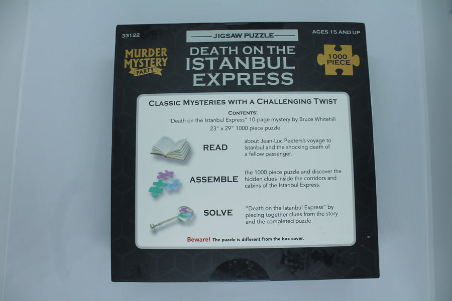 Mystery Puzzle - Death On The Istanbul Express - 1000 piece puzzle