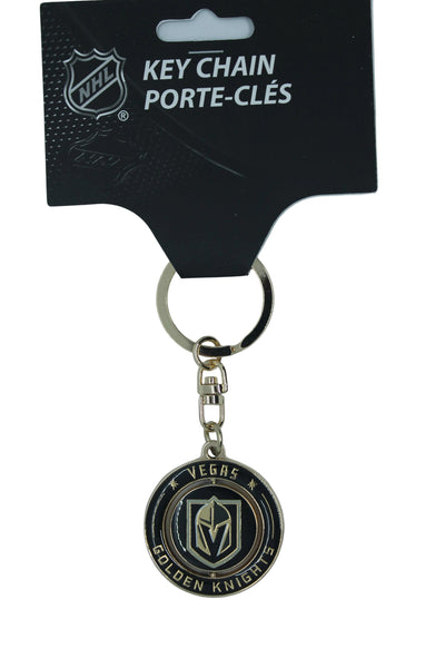 NHL Vegas Golden Knights Spinner Keychain