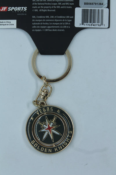 NHL Vegas Golden Knights Spinner Keychain