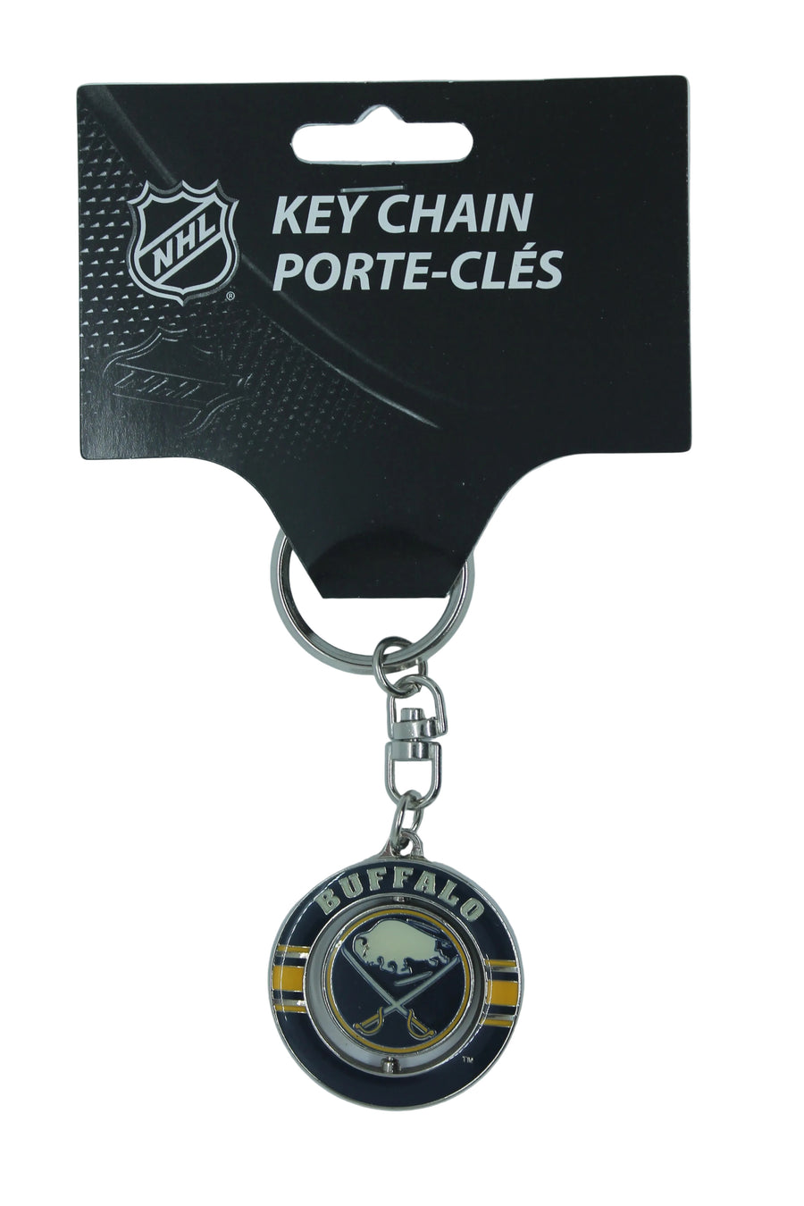 NHL Buffalo Sabres Spinner Keychain