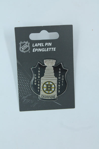 NHL Boston Bruins Stanley Cup Collector Pin