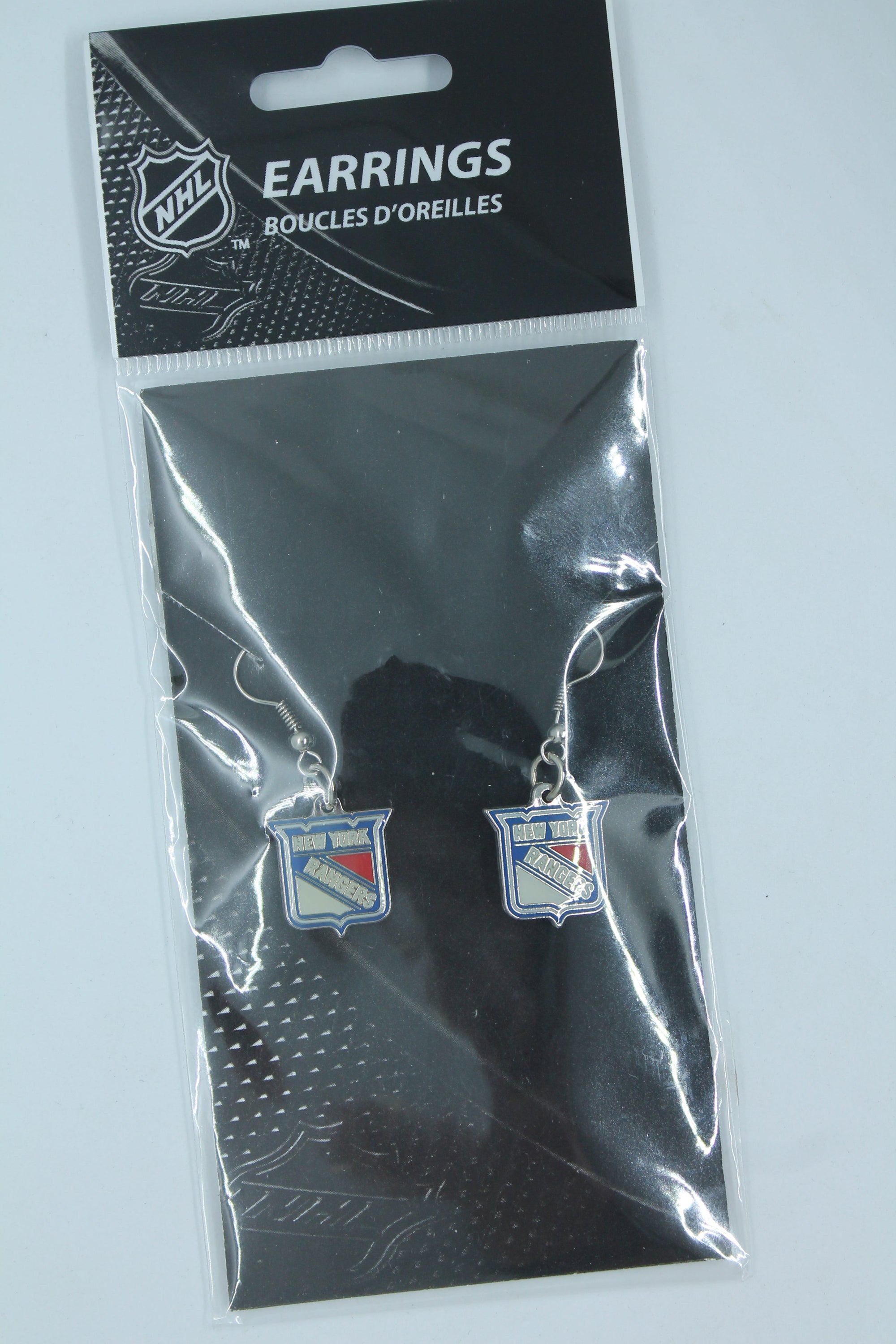 NHL New York Rangers Dangle Earrings