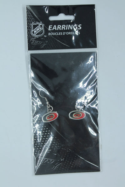 NHL Carolina Hurricanes Dangle Earrings