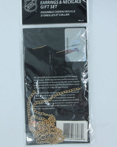 NHL Minnesota Wild Necklace & Earrings Combo