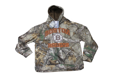 NHL Boston Bruins Men's Realtree Parot Fleece Camo OTH Hoodie