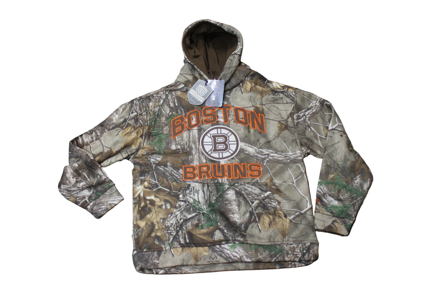 NHL Boston Bruins Men's Realtree Parot Fleece Camo OTH Hoodie