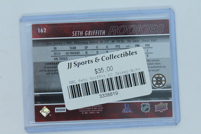 Seth Griffith 2014-15 SPx Spectrum Red Rookie Auto Jersey Level 1 -  #310/399