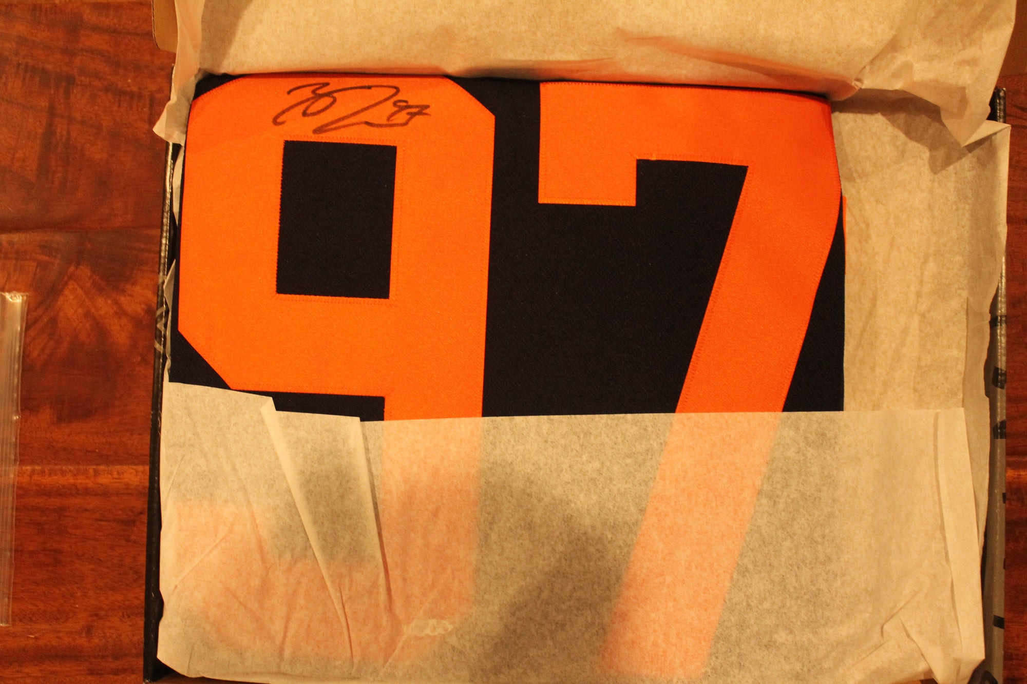 Upper Deck Connor McDavid Autographed Navy Adidas Oilers Jersey